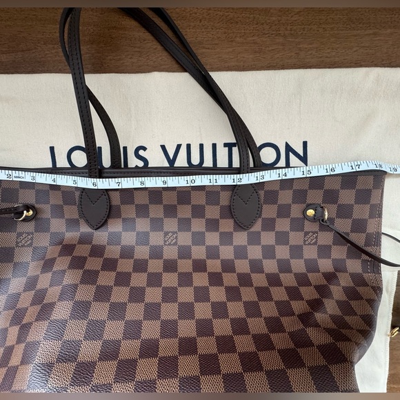 LOUIS VUITTON NEVERFULL MM Cherry Damier Ebene - Picture 7 of 14